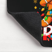 Six Seven 6 7 Meme Dabbing Gingerbread Man Christm Muismat (Hoek)