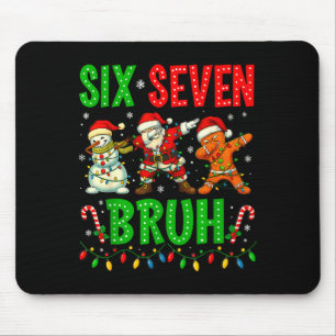 Six Seven 6 7 Meme Dabbing Kerstman Peperkoek Chri Muismat
