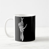Six Seven 6 7 Meme Funny Skeleton Hands Sign Let's Koffiemok (Links)
