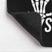 Six Seven 6 7 Meme Funny Skeleton Hands Sign Let's Muismat (Hoek)