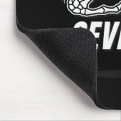 Six Seven 6 7 Meme Funny Skeleton Hands Sign Let's Muismat (Hoek)