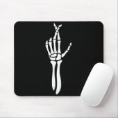 Six Seven 6 7 Meme Funny Skeleton Hands Sign Let's Muismat (Met muis)