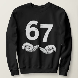 Six Seven 6 7 Meme Gen Alpha Slaang 6 7 Handen  Trui