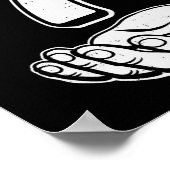 Six Seven 6 7 Meme Gen Alpha Slang 6 7 Hands Coupl Poster (Hoek)