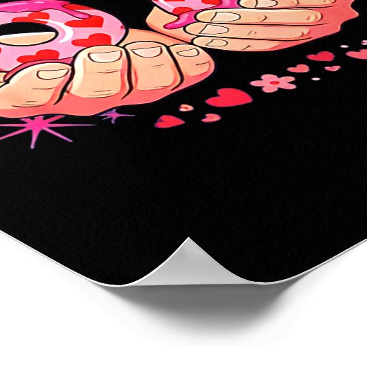 Six Seven 6 7 Meme Heart Drip Valentine’s Day Boy  Poster (Hoek)