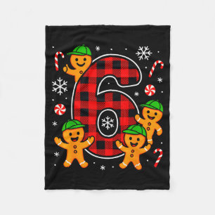 Six Seven 6 7 Meme Kerstmis Matching Koppel Jongen Fleece Deken