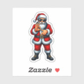  Six Seven 6 7 Meme Santa Christmas  Sticker (Vel)