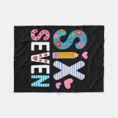 Six Seven 6 7 Meme Teacher  Fleece Deken (Voorkant (Horizontaal))