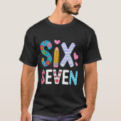 Six Seven 6 7 Meme Teacher  T-shirt (Voorkant)