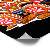 Six Seven 6 7 Monster Truck Gingerbread Man Christ Poster (Hoek)