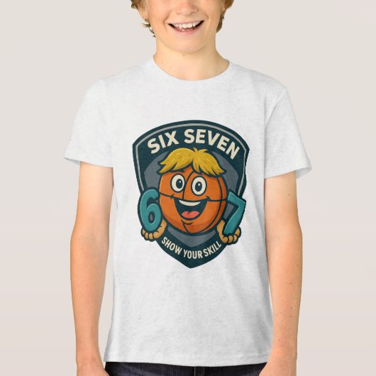SIX SEVEN 6/7 – Show Your Skill Kids T-Shirt (Voorkant)