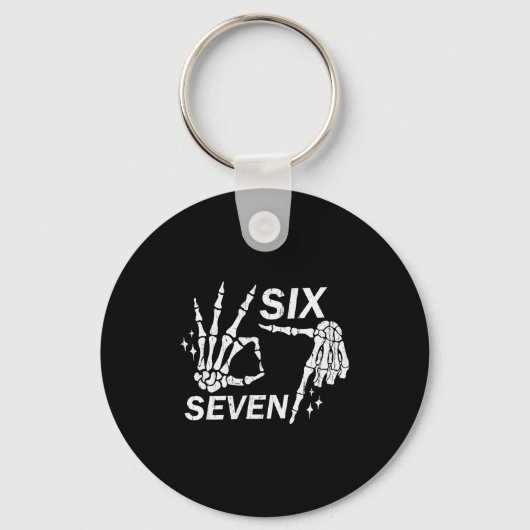 Six Seven 6 7, Skeleton Hands, Soky Skull Sleutelhanger (Voorkant)