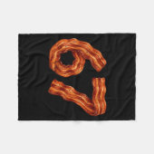 Six Seven Bacon Cool Meme 67 Funny Number  Fleece Deken (Voorkant (Horizontaal))
