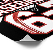 Six Seven Baseball Meme How Many Days 6-7 Poster (Hoek)