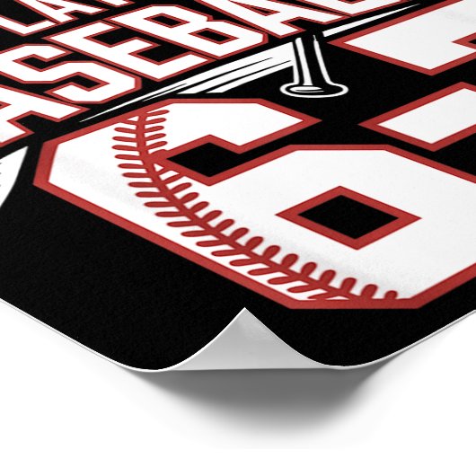 Six Seven Baseball Meme How Many Days 6-7  Poster (Hoek)