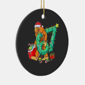 Six Seven Bigfoot 67 Sasquatch Meme Christmas Keramisch Ornament (Rechts)