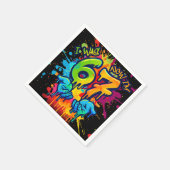 Six Seven Birthday Napkins Servet (Hoek)