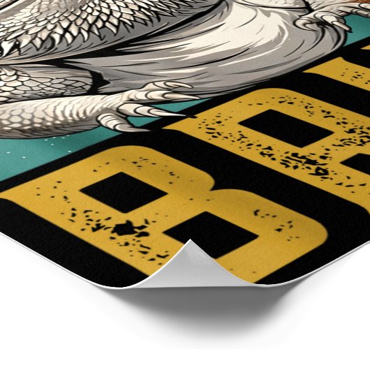 Six Seven Bruh 67 6 7 Meme Funny Sungles Bearded D Poster (Hoek)