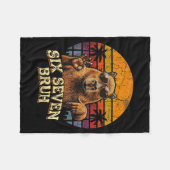Six Seven Bruh 67 Capybara 6 7 Funny Meme Animal 6 Fleece Deken (Voorkant (Horizontaal))