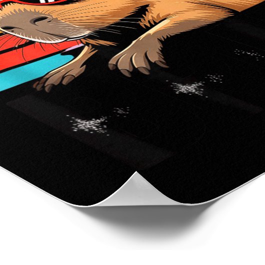 Six Seven Bruh 67 Meme Capybara  Poster (Hoek)