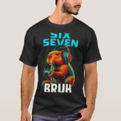 Six Seven Bruh 67 Meme Funny Capybara  T-shirt (Voorkant)