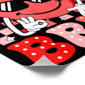 Six Seven Bruh 67 Meme Smile Face Valentines Boys  Poster (Hoek)