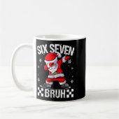 Six Seven Bruh 6-7 Meme Xmas Matching Pjs Christma Koffiemok (Links)