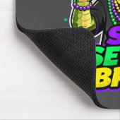 Six Seven Bruh Alligator Mardi Gras 67 Meme Quote  Muismat (Hoek)