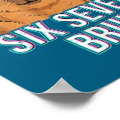 Six Seven Bruh Capybara 67 Boys Teens Kids Animals Poster (Hoek)