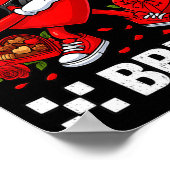 Six Seven Bruh Dabbing Heart Valentine Funny For G Poster (Hoek)