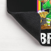 Six Seven Bruh Dabbing Leprechaun St. Patrick's Da Muismat (Hoek)