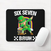 Six Seven Bruh Dabbing Leprechaun St. Patrick's Da Muismat (Met muis)