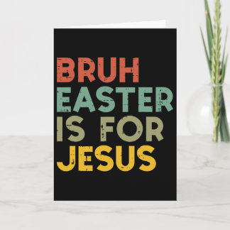 Six Seven Bruh Easter Day Boys Bunny 67 Meme Rabbi Kaart