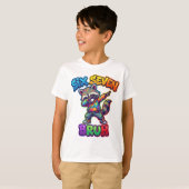 Six Seven Bruh, Funny Dabbing Raccoon 67 Meme T-shirt (Voorkant volledig)