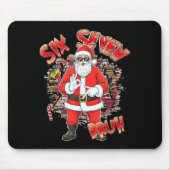 Six Seven Bruh Santa Funny 67 Six Seven Meme Chris Muismat (Voorkant)