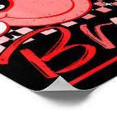 Six Seven Bruh Smile 6 7 Meme Valentines Day Girls Poster (Hoek)