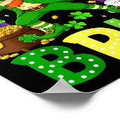 Six Seven Bruh St Patricks Day Kabouter Dabbing Poster (Hoek)