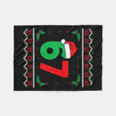 Six Seven Christmas 6 7 Ugly Christmas Sweater  Fleece Deken (Voorkant (Horizontaal))