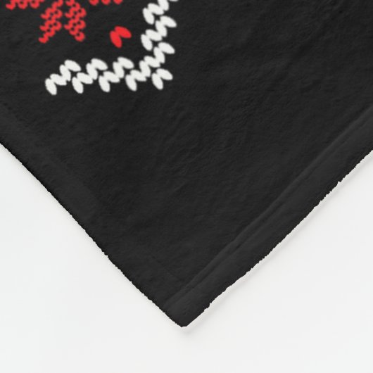 Six Seven Christmas 6 7 Ugly Christmas Sweater  Fleece Deken (Hoek)