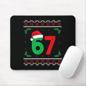 Six Seven Christmas 6 7 Ugly Christmas Sweater  Muismat (Met muis)
