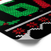 Six Seven Christmas 6 7 Ugly Christmas Sweater  Poster (Hoek)