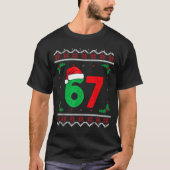 Six Seven Christmas 6 7 Ugly Christmas Sweater  T-shirt (Voorkant)