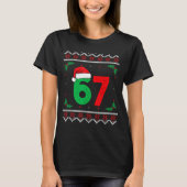 Six Seven Christmas 6 7 Ugly Christmas Sweater  T-shirt (Voorkant)