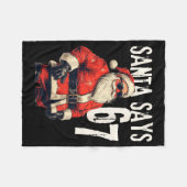 Six Seven Christmas Meme 67 Funny  Fleece Deken (Voorkant (Horizontaal))