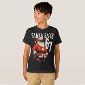 Six Seven Christmas Meme 67 Funny  T-shirt (Voorkant volledig)