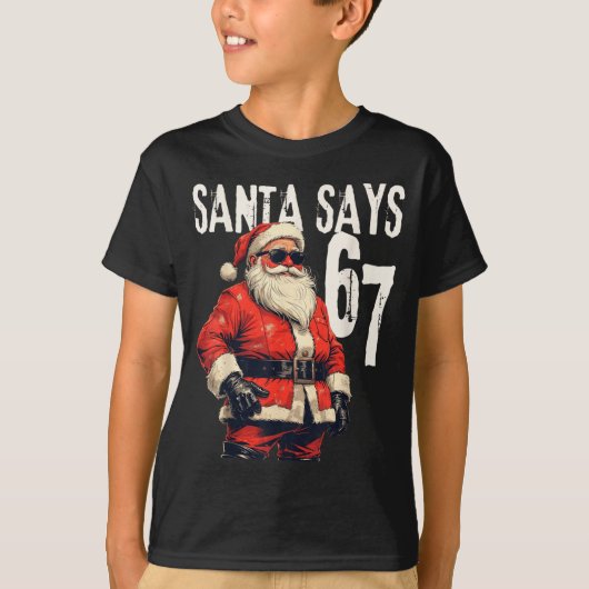 Six Seven Christmas Meme 67 Funny  T-shirt (Voorkant)