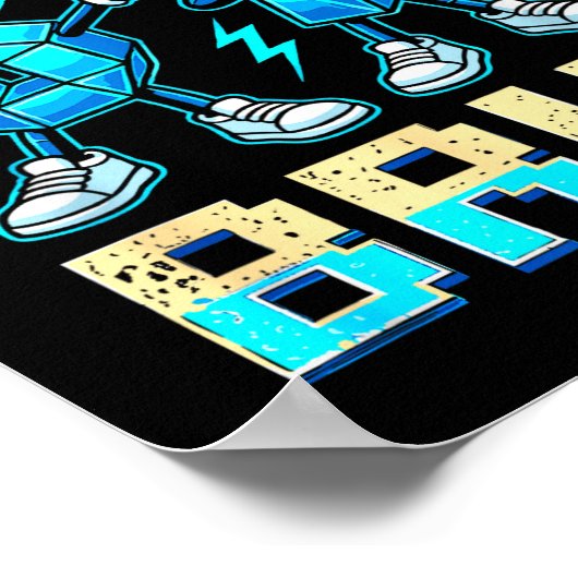 Six Seven Dabbing Cool Meme Bruh 67 Funny Dab Numb Poster (Hoek)