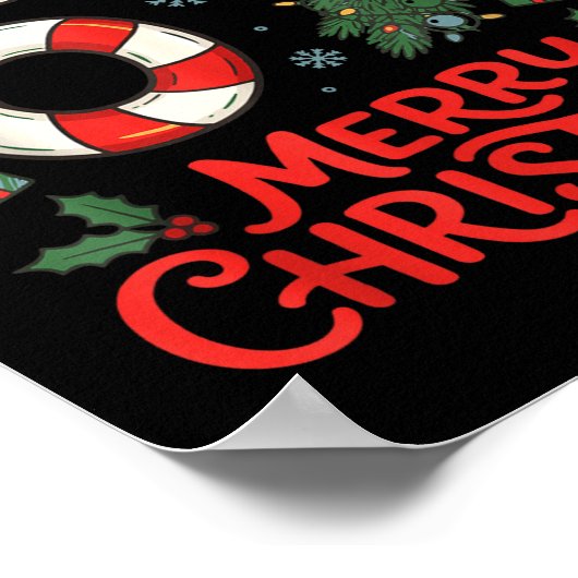 Six Seven Funny 6 7 Meme Christmas Poster (Hoek)