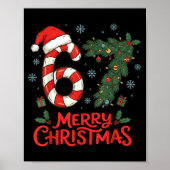 Six Seven Funny 6 7 Meme Christmas Poster (Voorkant)