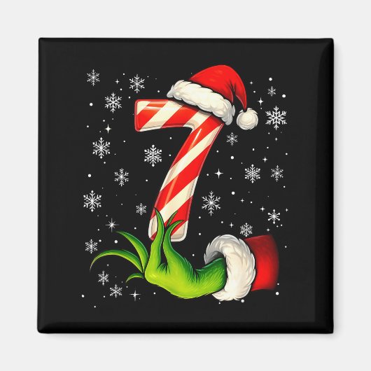 Six Seven Funny Christmas Couple Matching Meme Magneet (Voorkant)